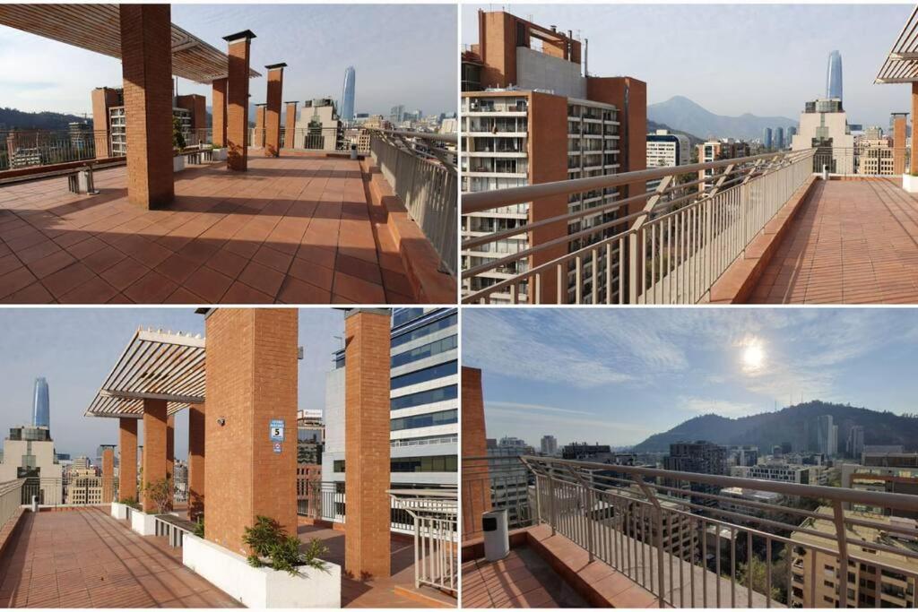 Апартаменты Providencia A Pasos Del Metro Pedro De Valdivia Сантьяго Экстерьер фото