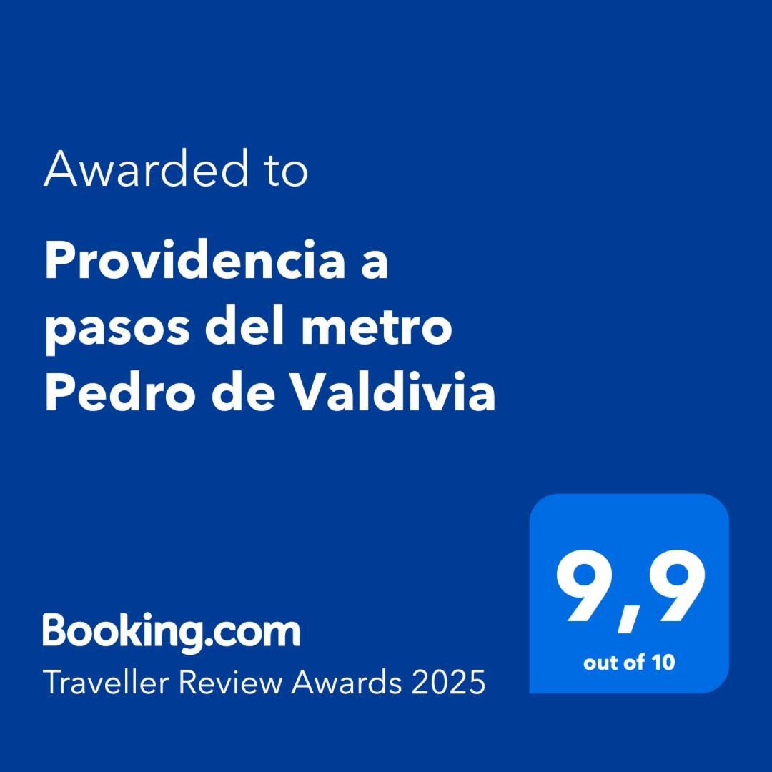 Апартаменты Providencia A Pasos Del Metro Pedro De Valdivia Сантьяго Экстерьер фото